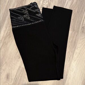 Bebe Embellished High Waisted Pants